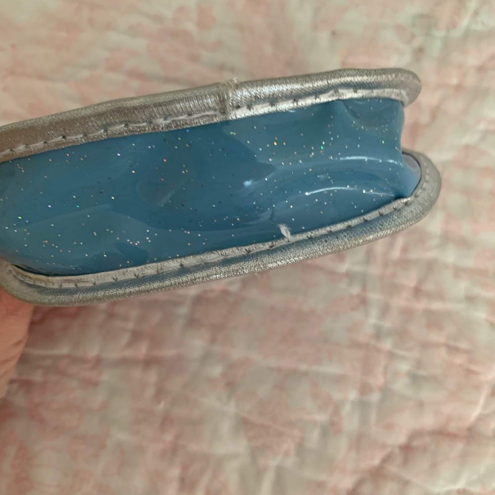 VTG Disney Princess Cinderella Purse Toy Plastic Blue Silver Children’s Dress Up - Picture 6 of 13